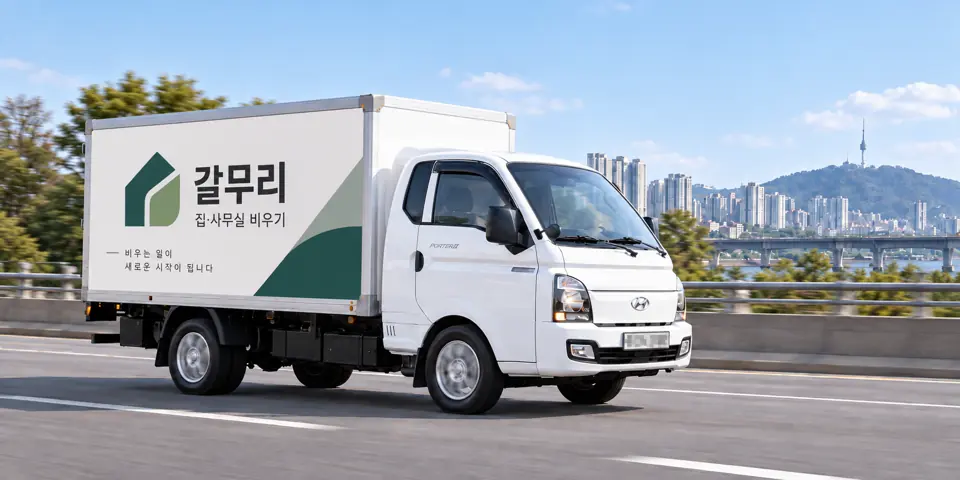 삼각산동 집 비우기 | 갈무리 작업 차량, 그림